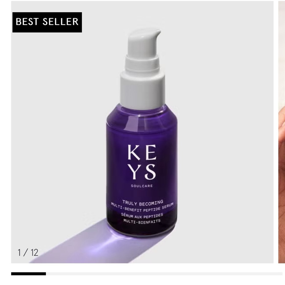Keys Soulcare Truly Becoming Multi Benefit Peptide Serum Skincare